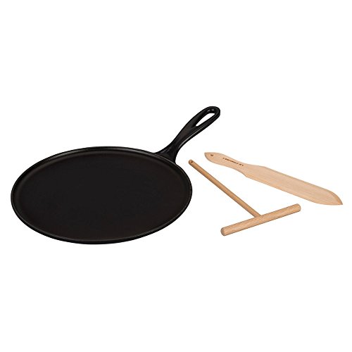 Le Creuset Crêpière fonte émaillée + spatule