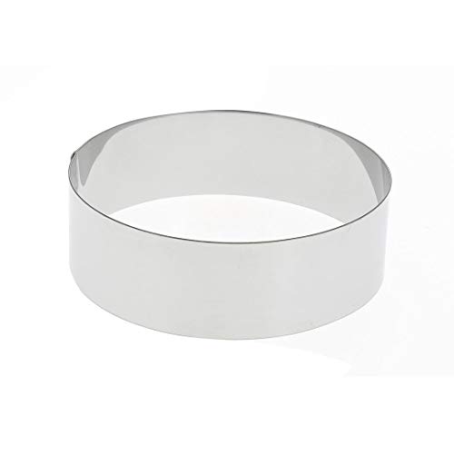 De Buyer Cercle à entremets inox 8 cm