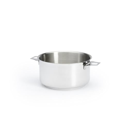 De Buyer Casserole à fond diffuseur 18 cm