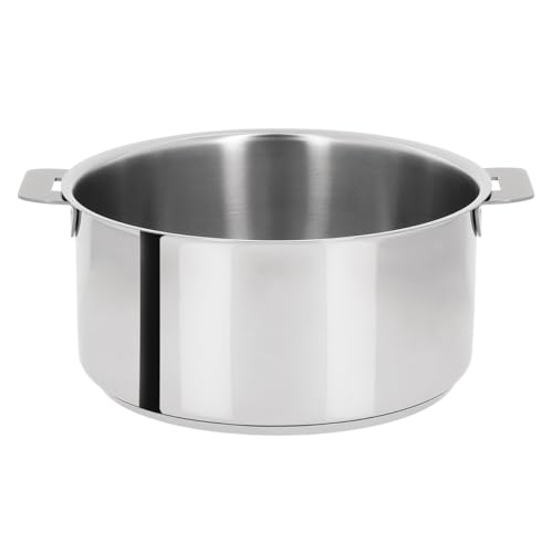 Cristel Casserole inox 20 cm fond épais