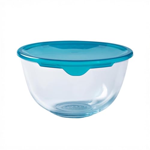 Pyrex Saladier en verre 4 L avec couvercle