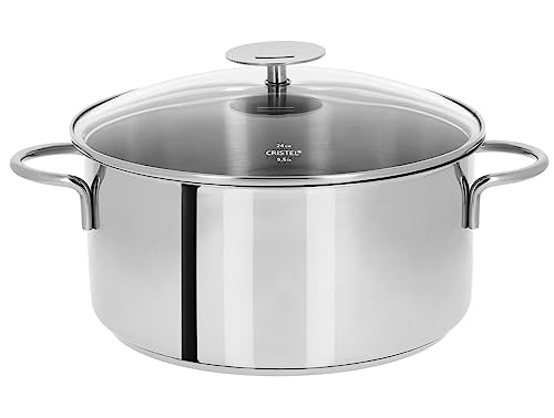 Cristel Faitout inox 24 cm + couvercle