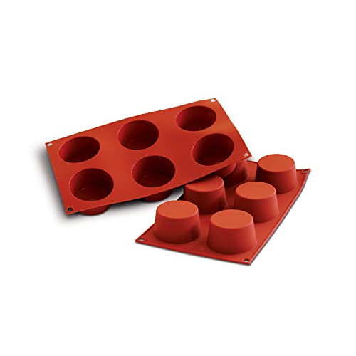 Silikomart Moule à muffins silicone platine 12 empreintes