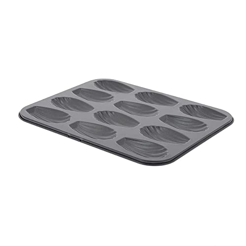 De Buyer Moule à madeleines 18 empreintes anti-adhésif