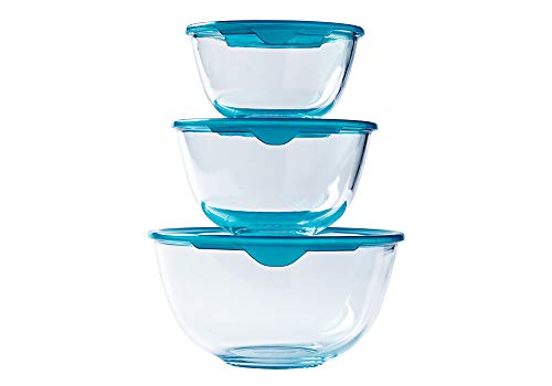 Pyrex Saladier en verre avec couvercle