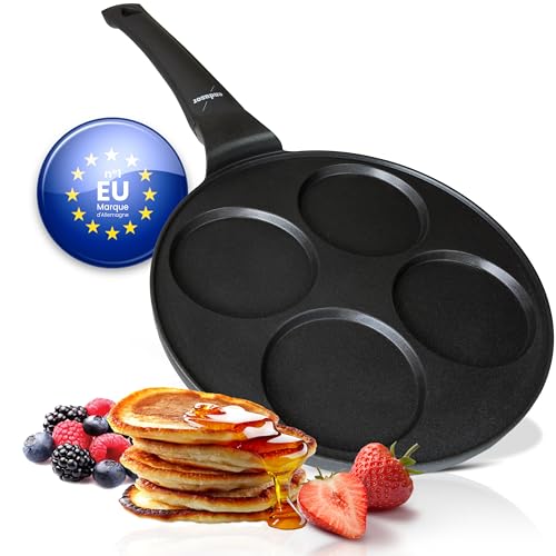 Tefal Poêle à blinis 4 empreintes induction