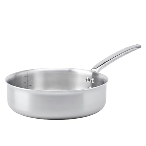 De Buyer Sauteuse inox 28 cm à fond épais