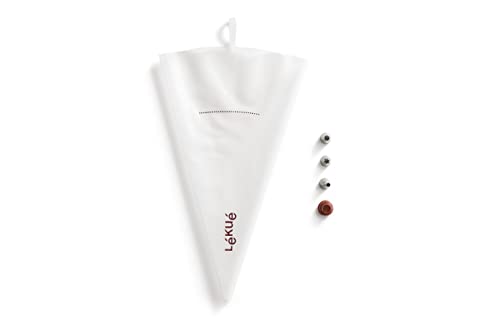 Lékué Set poche à douille réutilisable + douilles inox