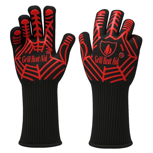 Grill Heat Aid Gants anti-chaleur résistants 350 °C
