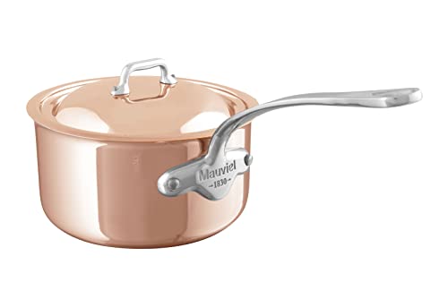 Mauviel 1830 Sauteuse cuivre intérieur inox 28 cm