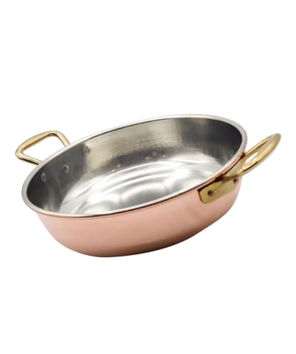 Sauteuse en cuivre étamé 28 cm