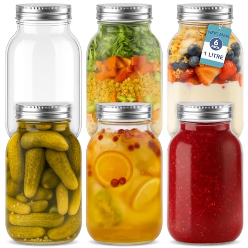 Le Parfait Bocaux hermétiques verre 1 L (lot de 3)