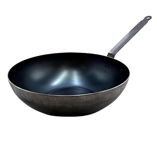 De Buyer Wok carbone 30 cm + spatule