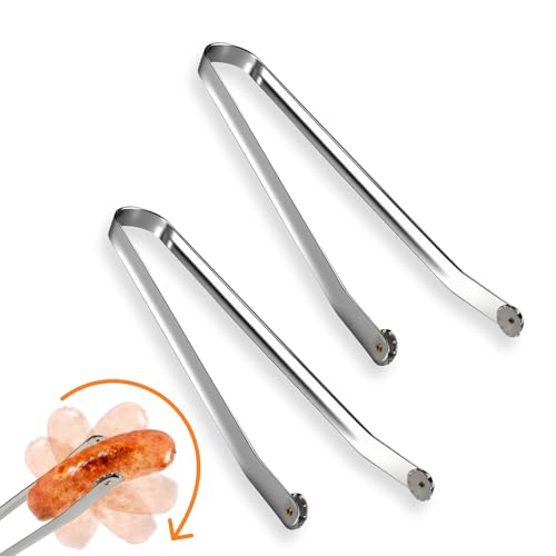 GrillPro Pince à barbecue inox manche long