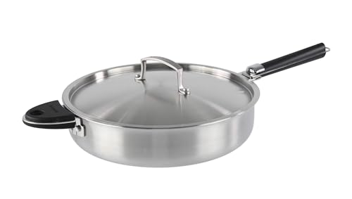 Sauteuse inox 28 cm tri-ply
