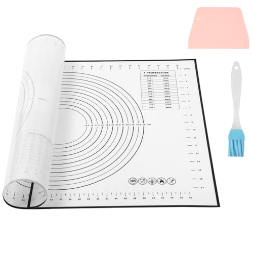 Vicloon Tapis de pâtisserie en silicone avec mesures